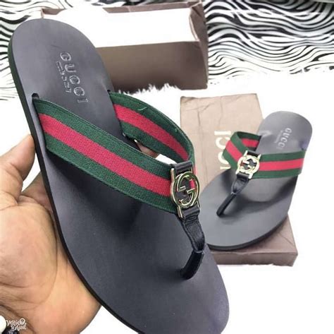 gucci palm slippers for guys|gucci slippers men price.